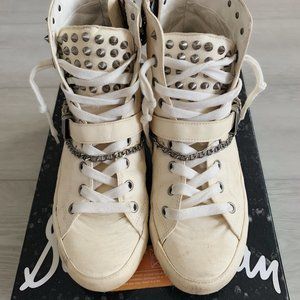 Sam Edelman Spike Studded High Top Sneakers